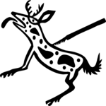 Deer - Dead Clip Art