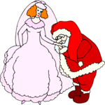 Santa & Bride