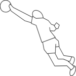 Goalie 06 Clip Art