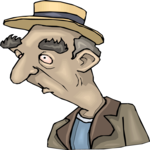 Old Man 2 Clip Art