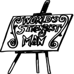 Strongest Man - Sign
