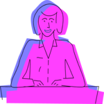 Woman at Desk 8