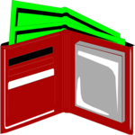 Wallet - Open 1 Clip Art