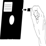 5 inch Disk Locked 2 Clip Art