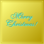 Merry Christmas - English 2 Clip Art