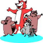 Animals Singing Clip Art