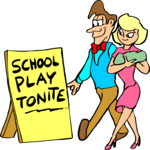 Parents at School Play