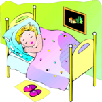 Child Sleeping 2 Clip Art