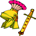 Helmet & Sword 1
