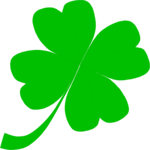 Four Leaf Clover 03 Clip Art