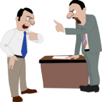 Businessmen Arguing 1 Clip Art