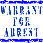 Warrant for Arrest Clip Art
