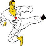 Martial Arts 09 Clip Art