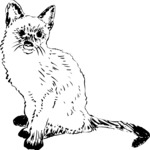 Cat 08 Clip Art