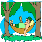 Hammock 08 Clip Art