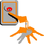 Lock & Keys 1 Clip Art