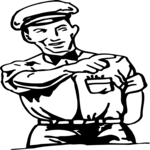 Gas Station Attendant 1 Clip Art