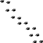 Paw Prints 1 Clip Art