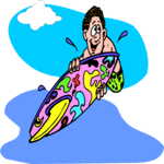 Surfer 24 Clip Art