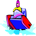 Speedboat 1 Clip Art
