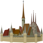 Medieval City Clip Art