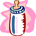 Baby Bottle 03 Clip Art