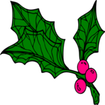 Holly 64 Clip Art