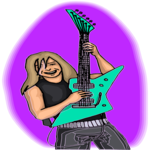 Guitarist 64 Clip Art