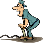 Mechanic with Air Pump