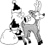 Santa & Reindeer 06