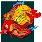 Betta 2 Clip Art