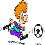 Soccer - Player 46 Clip Art