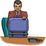 Businessman & Briefcase 5