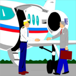 Corporate Pilot Clip Art