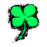 Four Leaf Clover 05 Clip Art