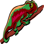 Chameleon 5 Clip Art