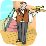 Waiter 48 Clip Art