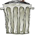 Trash Can 11 Clip Art