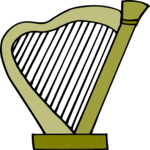 Harp 06 Clip Art