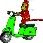 Motor Scooter - Monkey