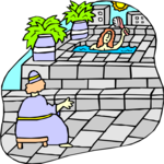 David & Bathsheba Clip Art