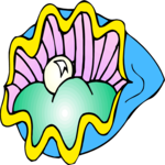 Oyster - Open Clip Art