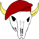 Steer Skull 03 Clip Art