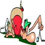 Golfer 045 Clip Art