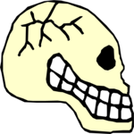 Skull 64 Clip Art