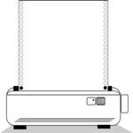 Printer 041 Clip Art