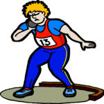 Shot-Put 9 Clip Art