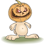 Pumpkin Head 2 Clip Art