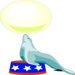 Circus Seal & Ball
