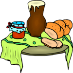 Bread & Marmalade Clip Art